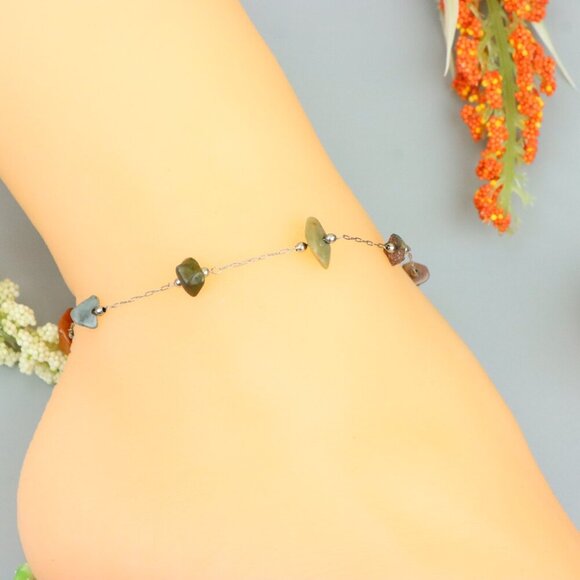 Handmade Anklet – A Stylish Choice for Women, Thoughtful Gift Idea, EVCH1022 - Picture 7 of 8